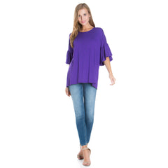 ATP-2281RS Bell-Sleeve Tunic | Made in USA | Azules Wholesale