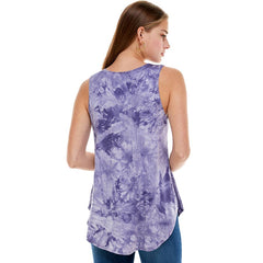ATP-2308RS-TIE DYE SLEEVELESS TOP | Made in USA | Azules Wholesale