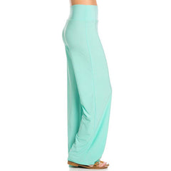 APT-1009PS-PALAZZO-Solid Office Palazzos Pants | Made in USA | Azules Wholesale