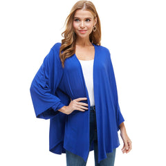 AJK-3013 Azules Super Soft Rayon Kimono Cardigan | Made in USA | Azules Wholesale