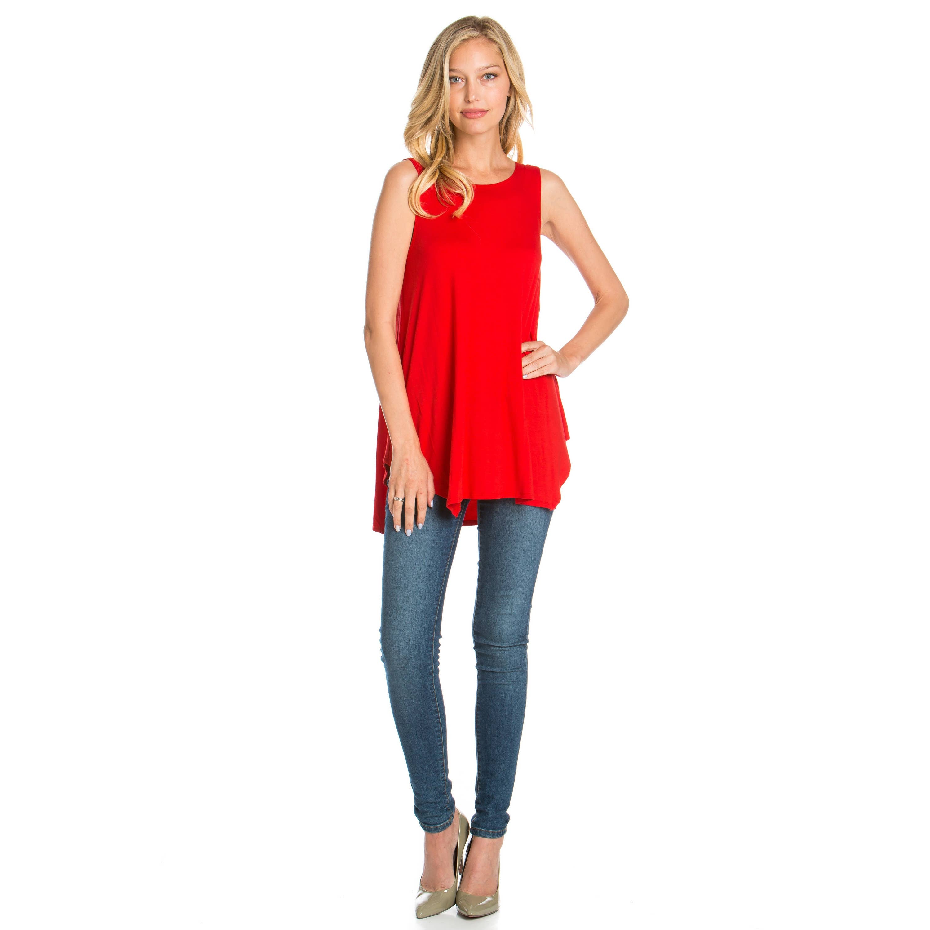 ATP-2288RS Sleeveless Casual Tunic | Made in USA | Azules Wholesale
