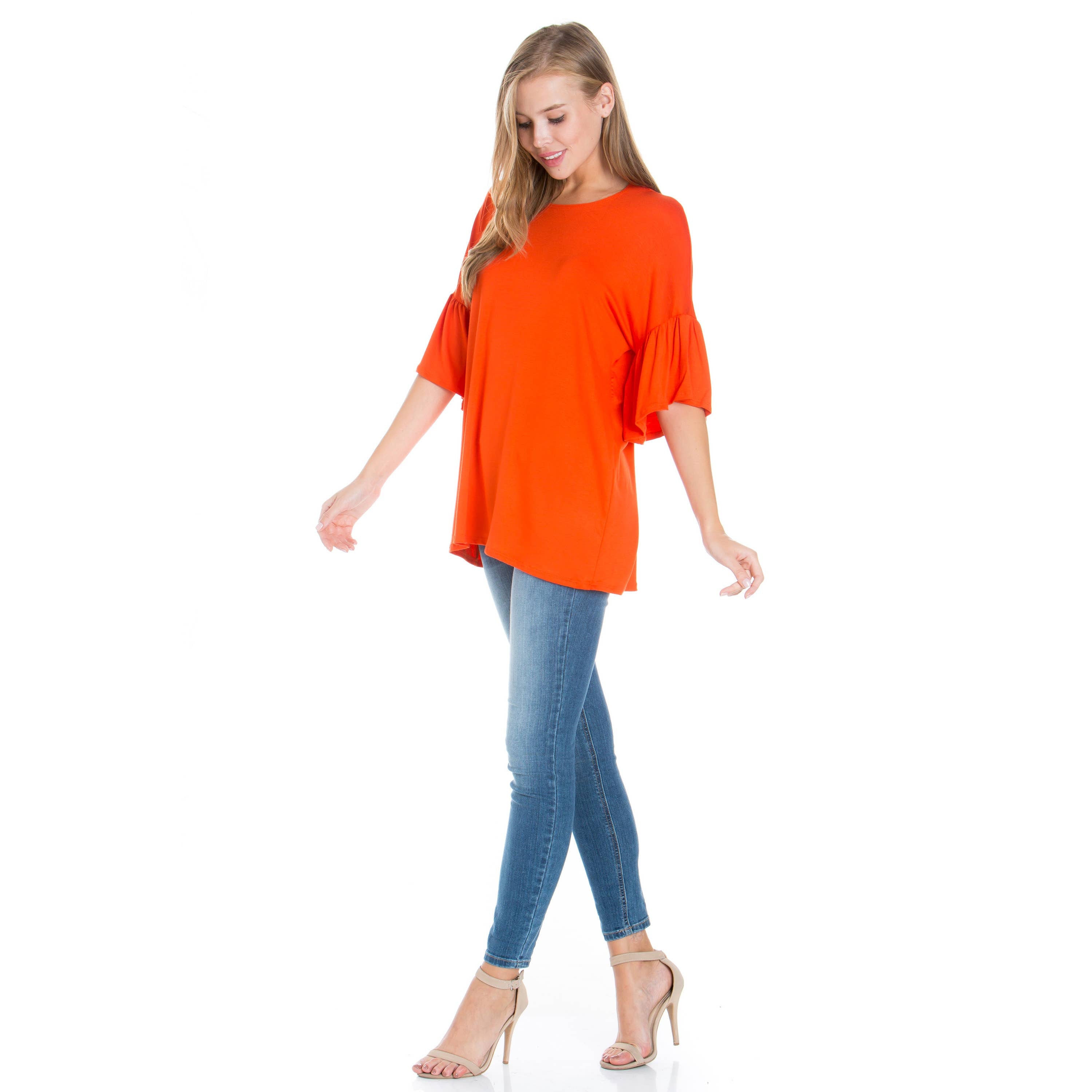 ATP-2281RS Bell-Sleeve Tunic | Made in USA | Azules Wholesale