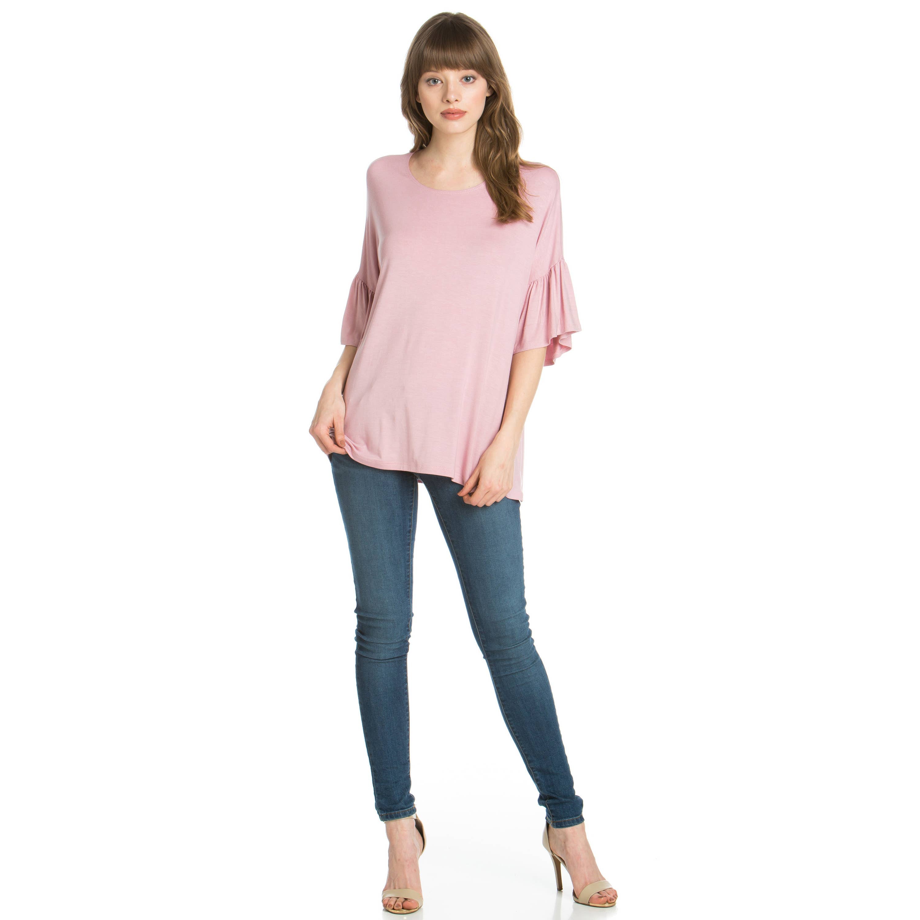 ATP-2281RS Bell-Sleeve Tunic | Made in USA | Azules Wholesale