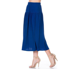 ASK-9026PS Contemporary Midi Skirt | Made in USA | Azules Wholesale