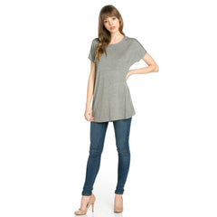 ATP-2277RS Basic Cap Sleeve Tunic | Made in USA | Azules Wholesale