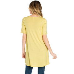 ATP-2268RS Short Sleeve A-Line Tunic | Made in USA | Azules Wholesale