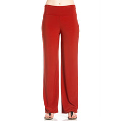 APT-1009PS-PALAZZO-Solid Office Palazzos Pants | Made in USA | Azules Wholesale