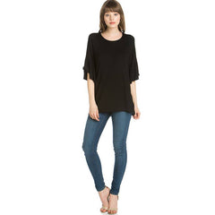 ATP-2281RS Bell-Sleeve Tunic | Made in USA | Azules Wholesale