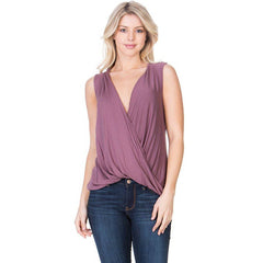 ATP-2224RS-Criss Cross Sleeveless Top | Made in USA | Azules Wholesale