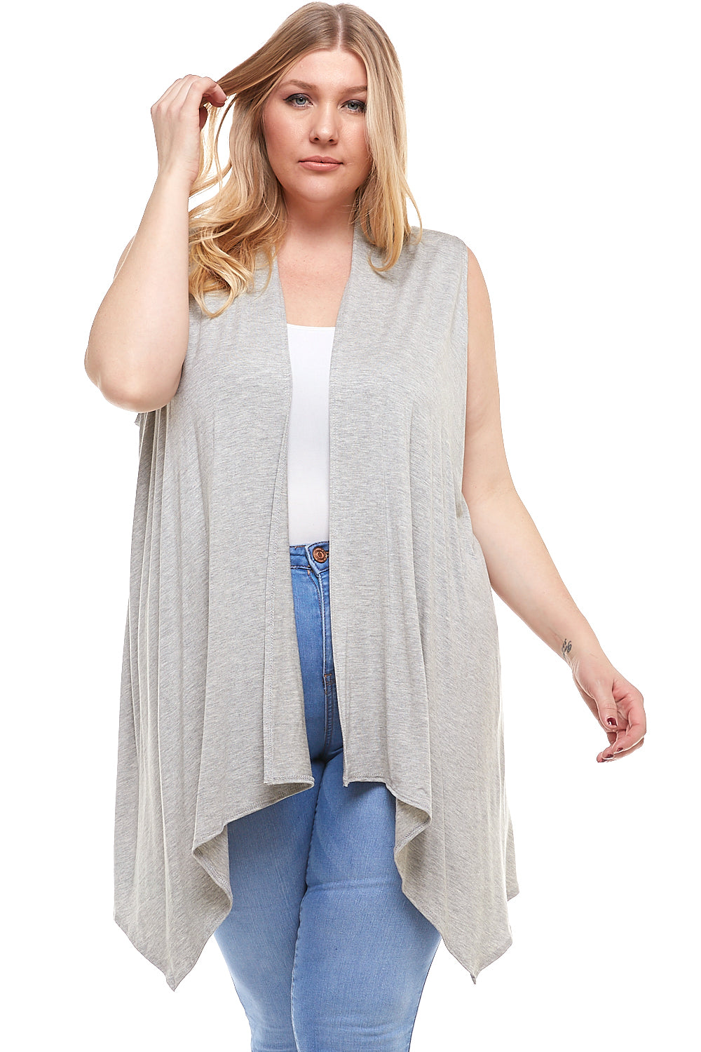 Women's Open-Front Cardigan, Regular & Plus Sizes