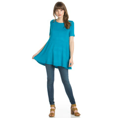 ATP-2268RS Short Sleeve A-Line Tunic | Made in USA | Azules Wholesale