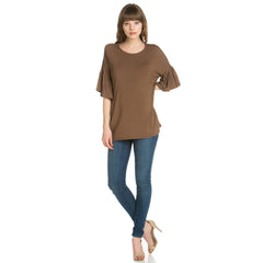 ATP-2281RS Bell-Sleeve Tunic | Made in USA | Azules Wholesale