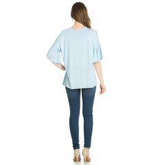 ATP-2281RS Bell-Sleeve Tunic | Made in USA | Azules Wholesale