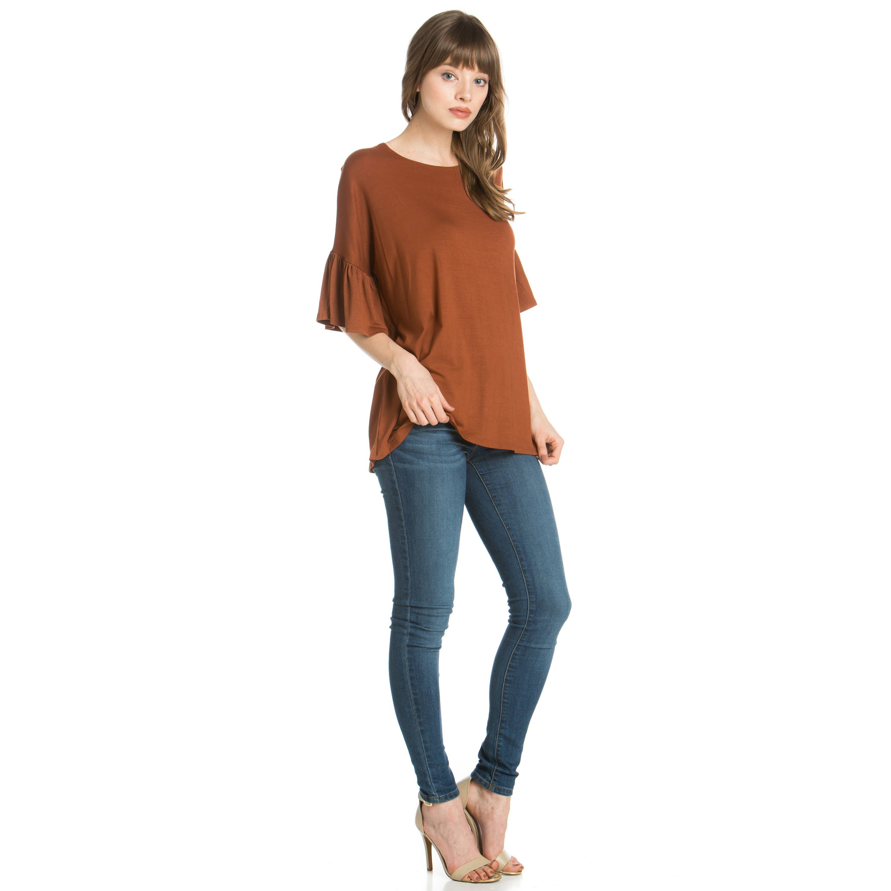 ATP-2281RS Bell-Sleeve Tunic | Made in USA | Azules Wholesale