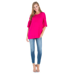 ATP-2281RS Bell-Sleeve Tunic | Made in USA | Azules Wholesale