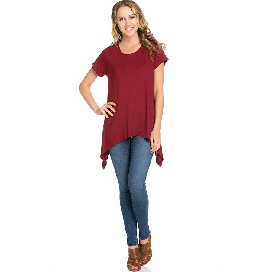 ATP-2267RS Piko Short Sleeve Tunic | Made in USA | Azules Wholesale