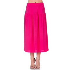 ASK-9026PS Contemporary Midi Skirt | Made in USA | Azules Wholesale