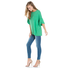 ATP-2281RS Bell-Sleeve Tunic | Made in USA | Azules Wholesale