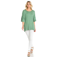 ATP-2281RS Bell-Sleeve Tunic | Made in USA | Azules Wholesale