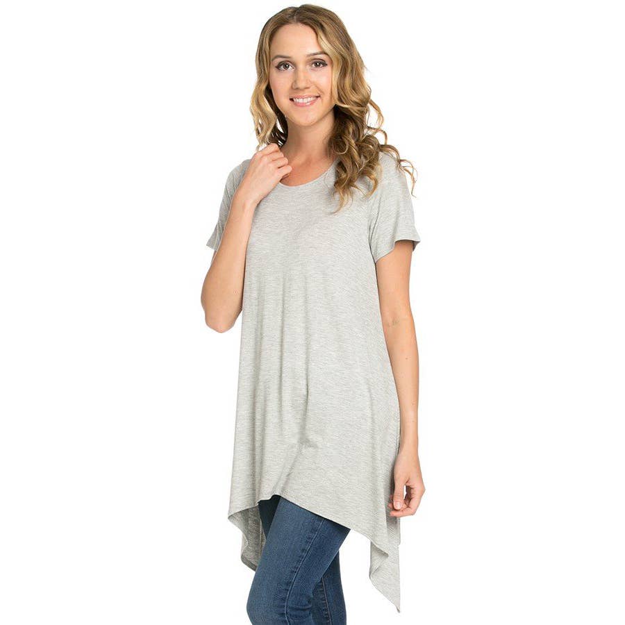 ATP-2267RS Piko Short Sleeve Tunic | Made in USA | Azules Wholesale