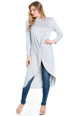 ATP-2302RS Long Sleeve Fit Flare Tunic TOP
